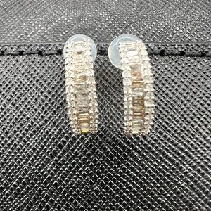Diamond Half Hoop Earring’s
